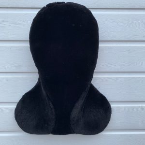 Performance Black Synthetic Fleece Seat Saver (A0028)