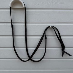 Shires Full Brown Rubber Reins (A0093)