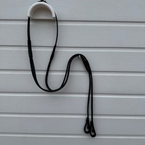 Shires Gara Velocity Pony Black Rubber Reins (A0092)