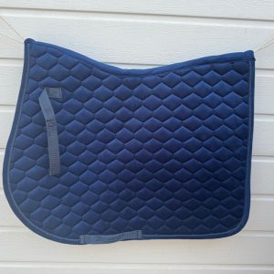 Rhinegold Hexagon Full Blue Saddle Pad (A0052)