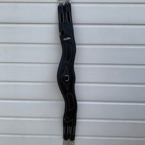 KEN TAUR 40" BLACK ANATOMIC LEATHER GIRTH (A0041)