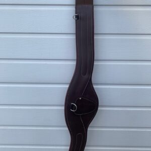 JOHN WHITAKER  52" BROWN LEATHER ANTI-PRESSURE COMFORT GIRTH (A0131)