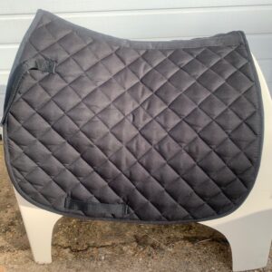 FULL BLACK DRESSAGE SADDLE PAD (A0206)