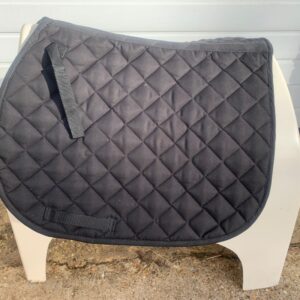 COB/FULL BLACK GP SADDLE PAD (A0209)
