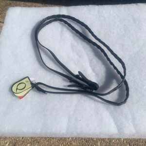 LOVESON FULL BLACK LACED LEATHER REINS (A0331)